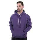 Moletom Canguru com Capuz Blusa Masculino cor Violeta