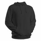 Moletom Canguru Com Capuz Masculino Feminino Preto Blusa de Frio Casaco Agasalho Liso 100% Algodão