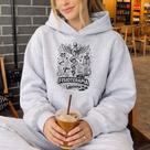 Moletom Canguru Estampado Fisioterapia 1325 Clinica Estudante Inverno Blusa De Frio