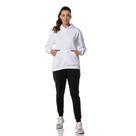 Moletom Canguru Feminino Branco com Capuz Moletom Canguru Feminino Branco com Capuz