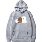 Moletom Canguru Feminino Desenho Urso Sem Curso Panda Polar Casaco