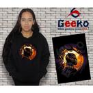 Moletom Canguru Feminino Pantera Negra Black Panther Geeko