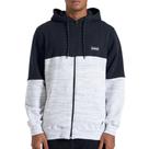 Moletom Canguru Hurley Snow Two Branco Preto