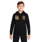 Moletom canguru Icon Sports Messi Argentina Infantil Preto