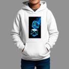 Moletom Canguru Infantil Algodão Casual Inverno Blusa De Frio Dados Blue