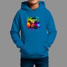 Moletom Canguru Infantil Algodão Casual Moda De Rua Inverno Blusa De Frio Tecido Macio Controle De Cor
