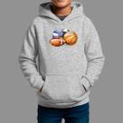 Moletom Canguru Infantil Algodão Casual Moda De Rua Tecido Macio Tres Esporte