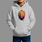 Moletom Canguru Infantil Algodão Moda De Rua Confortável Inverno Blusa De Frio Americano Moletom Canguru Infantil Algodão Moda De Rua Confortável Inverno Blusa De Frio Americano