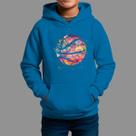 Moletom Canguru Infantil Algodão Moda De Rua Inverno Blusa De Frio Tecido Macio Moto Trilha