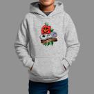 Moletom Canguru Infantil Algodão Moda De Rua Inverno Blusa De Frio Tecido Macio Niten Rosa