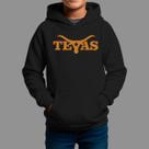 Moletom Canguru Infantil Basico Casual Confortável Inverno Capuz e Bolso Tecido Macio Texas Star
