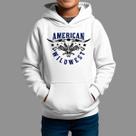 Moletom Canguru Infantil Basico Casual Inverno Capuz e Bolso Tecido Macio American West