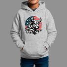 Moletom Canguru Infantil Basico Masculino Casual Confortável Inverno Capuz e Bolso Touro Ame