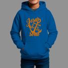 Moletom Canguru Infantil Basico Masculino Casual Estiloso Inverno Blusa De Frio Tecido Macio Jesus Is The