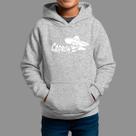 Moletom Canguru Infantil Basico Masculino Casual Tecido Macio Carbon