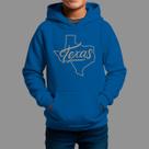 Moletom Canguru Infantil Basico Masculino Moda Country Tecido Macio Texas State