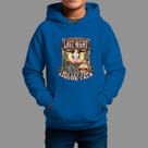 Moletom Canguru Infantil Basico Masculino Moda De Country confortável Inverno Capuz e Bolso Tecido Macio Last Nigth