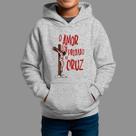 Moletom Canguru Infantil Basico Masculino Moda De Religiosa Confortável Inverno Blusa De Frio Amor Perdoado