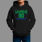 Moletom Canguru Infantil Basico Masculino Streetwear Casual Inverno Blusa De Frio Tecido Macio Los Angeles 90