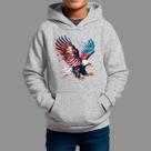 Moletom Canguru Infantil Country Casual Moda Country Inverno Capuz e Bolso Aguia Cor Moletom Canguru Infantil Country Casual Moda Country Inverno Capuz e Bolso Aguia Cor