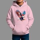 Moletom Canguru Infantil Country Casual Moda Country Inverno Capuz e Bolso Aguia Cor Moletom Canguru Infantil Country Casual Moda Country Inverno Capuz e Bolso Aguia Cor