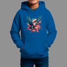 Moletom Canguru Infantil Country Moda Country Inverno Capuz e Bolso Aguia Band