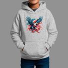 Moletom Canguru Infantil Country Moda Country Inverno Capuz e Bolso Aguia Band Moletom Canguru Infantil Country Moda Country Inverno Capuz e Bolso Aguia Band