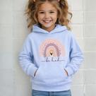 Moletom Canguru Infantil Estampa Arco Iris Be Hind 1035 Para Escola Básico Prático Tendência Moletom Canguru Infantil Estampa Arco Iris Be Hind 1035 Para Escola Básico Prático Tendência