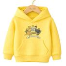 Moletom Canguru Infantil Estampa Austrália Canguru Passáro 1026 Colorido Básico Para Escola Para Cre