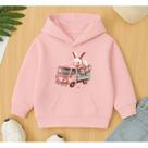 Moletom Canguru Infantil Estampa Combi Rosa De Coelhinha Linda Menina Garota Agasalho Blusa De Frio