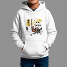 Moletom Canguru Infanto Juvenil Algodão Casual Estiloso Inverno Blusa De Frio Tecido Macio Sakuba As