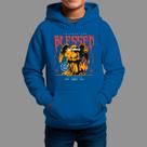 Moletom Canguru Infanto Juvenil Streetwear Moda De Rua Inverno Blusa De Frio Tecido Macio Angel Blessed