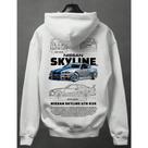 Moletom Canguru Masculino Estampado Skyline Carro Azul 1253 HipHop Estilo de Rua Jovem Adolescente
