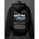 Moletom Canguru Masculino Estampado Skyline Carro Azul 1253 HipHop Estilo de Rua Jovem Adolescente