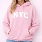 Moletom Canguru Unissex Flanelado Quentinho Estampado Nyc