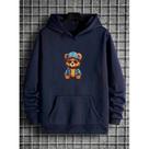 Moletom Canguru Unissex Masculino e Feminino Flanelado Blusa de Frio Promoção Urso De Jaqueta (FRENT