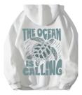Moletom Canguru Unissex Oceano Estampado Tartarugas Cores