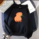 Moletom Capivara Fofo Capuz Bolso Canguru Confortavel Moletom Capivara Fofo Capuz Bolso Canguru Confortavel