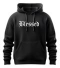 Moletom Capuz Algodão Flanelado Premium Blessed