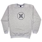 Moletom Careca Hurley Circle Icon Mescla Cinza