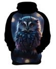 Moletom Casaco Animais Corujas Misticas Aves Noturnas HD 16