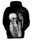 Moletom Casaco Arte Tumblr Esqueletos Caveira Ossos Moda 14