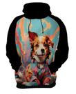 Moletom Casaco Blusa Cachorro Pop Art Realismo Cão HD 3