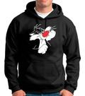 Moletom Casaco Blusa De Frio Flanelado Com Capuz Unissex Frajola