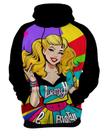 Moletom Casaco Blusa Estampa Mu.lher Loira Pop Art Moda 1