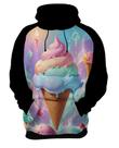 Moletom Casaco Blusa Estampa Sorvetes Sorvetinhos Verão 6
