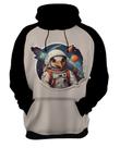 Moletom Casaco Blusa Pássaro Águia Astronauta Lua Marte Moletom Casaco Blusa Pássaro Águia Astronauta Lua Marte