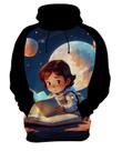 Moletom Casaco Cri.anças Astronautas Planetas Galáxias 4