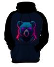 Moletom Casaco Estampada T-shirt Face Urso Neon Moda 2