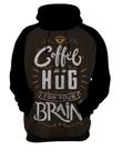 Moletom Casaco Estampas Eu amo Café Coffee Grãos Arte HD 18